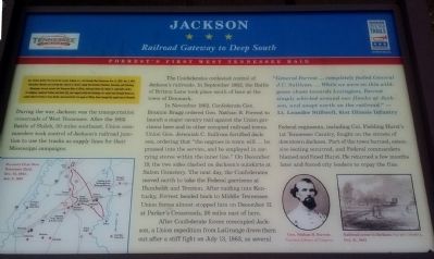 Jackson Marker. Click for full size. Jackson Marker image. Click for full size.