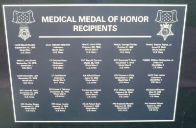 Medical Medal of Honor Recipients - Panel 2 image. Click for full size.