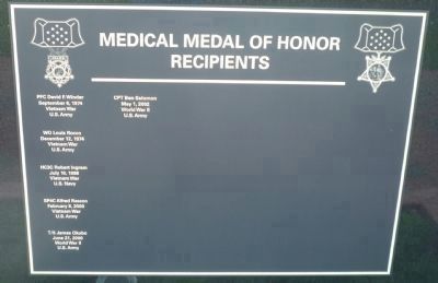 Medical Medal of Honor Recipients - Panel 4 image. Click for full size.