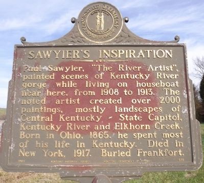 Sawyier's Inspiration Marker. Click for full size. Sawyier's Inspiration Marker image. Click for full size.