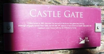 Castle Gate Marker image. Click for full size.