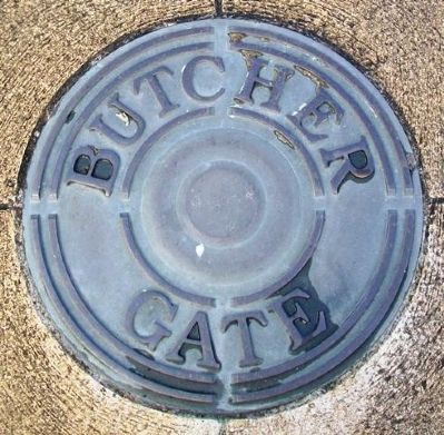 Butcher Gate Marker image. Click for full size.