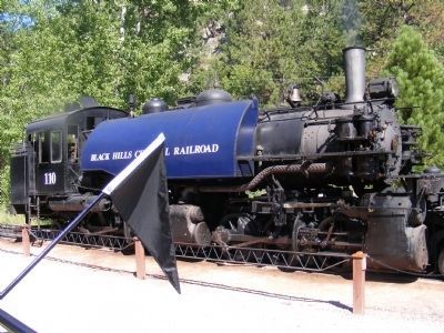 The Black Hills Central Railroad-Locomotive 110 read to go image. Click for full size.