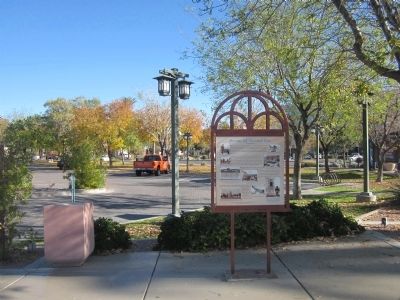 Historic A. J. Chandler Park Marker - Side A. Click for full size. Historic A. J. Chandler Park Marker - Side A image. Click for full size.