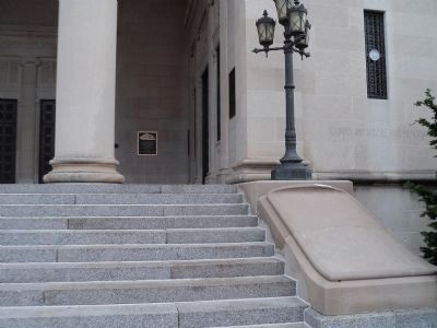 The Trenton War Memorial Marker. Click for full size. The Trenton War Memorial Marker image. Click for full size.