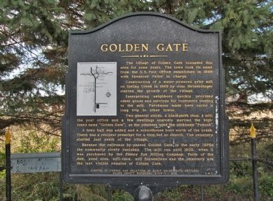 Golden Gate Marker. Click for full size. Golden Gate Marker image. Click for full size.