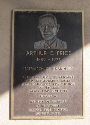 Arthur E. Price Marker image. Click for full size.