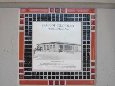 Bank of Chandler and Marker image. Click for full size.