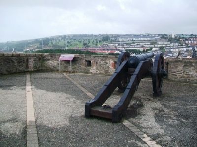 The Walled City Marker on the Double Bastion image. Click for full size.