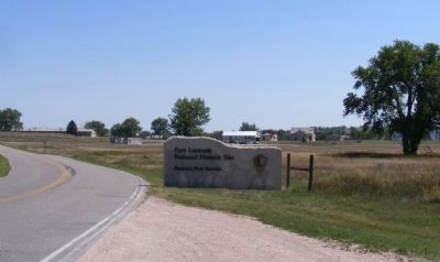 Fort Laramie National Historic Site-Entrance Sign image. Click for full size.