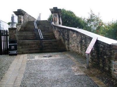 Bishop's Gate and Marker. Click for full size. Bishop's Gate and Marker image. Click for full size.