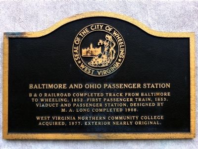 Baltimore and Ohio Passenger Station Marker image. Click for full size.