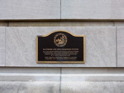 Baltimore and Ohio Passenger Station Marker image. Click for full size.
