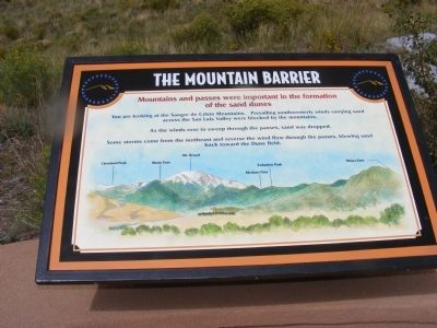 The Mountain Barrier Marker. Click for full size. The Mountain Barrier Marker image. Click for full size.