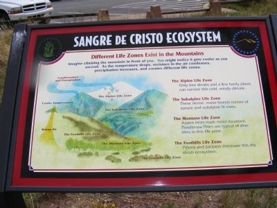 Sangre de Cristo Ecosystem Marker image. Click for full size.
