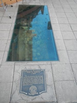 Original Foundation Casa de Aguirre Marker. Click for full size. Original Foundation Casa de Aguirre Marker image. Click for full size.