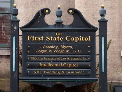 First State Capitol Sign image. Click for full size.