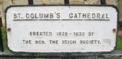 St Columb's Cathedral Marker image. Click for full size.