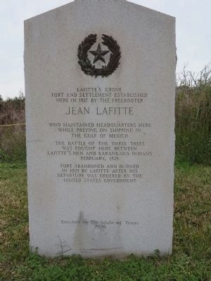 Lafitte's Grove Marker image. Click for full size.