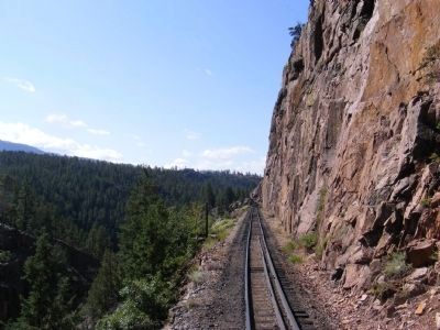 Durango and Silverton train ride on the narrow gauge track image. Click for full size.