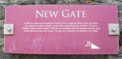 New Gate Marker. Click for full size. New Gate Marker image. Click for full size.