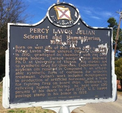 Percy Lavon Julian Marker image. Click for full size.