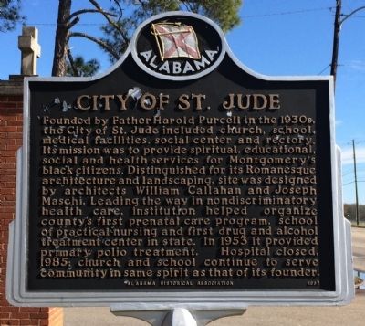 City of St. Jude Marker image. Click for full size.