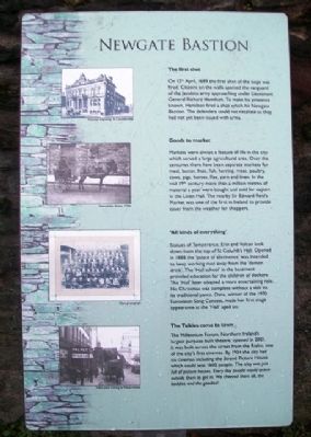 Newgate Bastion Marker. Click for full size. Newgate Bastion Marker image. Click for full size.