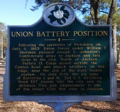Union Battery Position Marker. Click for full size. Union Battery Position Marker image. Click for full size.