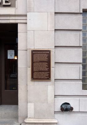 Board of Trade and Court Theatre Marker image. Click for full size.
