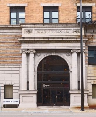 Court Theatre Entrance 1206 Chapline Street image. Click for full size.