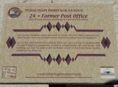 Former Post Office Marker image. Click for full size.