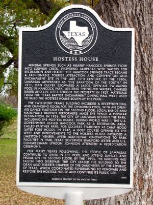 Hostess House Marker image. Click for full size.