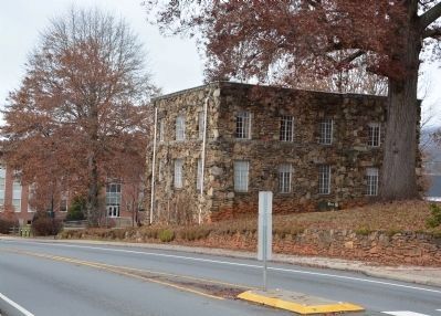 Old stone building on campus of University image. Click for full size.