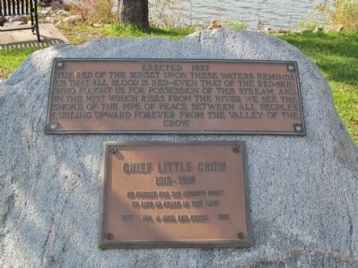 Chief Little Crow Plaques image. Click for full size.