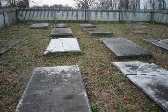 The Marshall Family Cemetery, looking south. Click for full size. The Marshall Family Cemetery, looking south image. Click for full size.