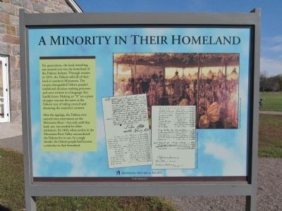 A Minority in Their Homeland Marker. Click for full size. A Minority in Their Homeland Marker image. Click for full size.