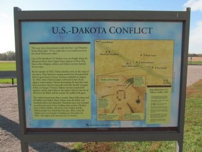 U.S.-Dakota Conflict Marker image. Click for full size.