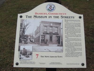 The News Around Town Marker image. Click for full size.