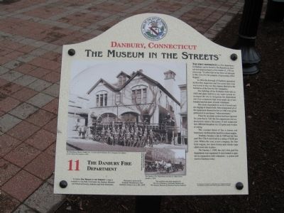 The Danbury Fire Department Marker image. Click for full size.