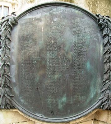 World Wars Memorial Honored Fallen. Click for full size. World Wars Memorial Honored Fallen image. Click for full size.