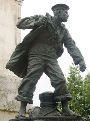World Wars Memorial Sailor. Click for full size. World Wars Memorial Sailor image. Click for full size.