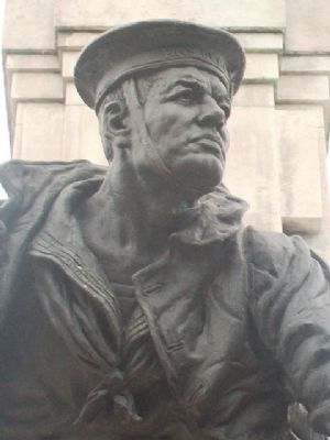 World Wars Memorial Sailor. Click for full size. World Wars Memorial Sailor image. Click for full size.