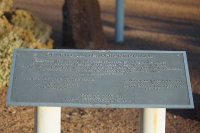 Cuarto Centenario Memorial Marker image. Click for more information.