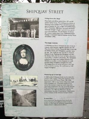 Shipquay Street Marker. Click for full size. Shipquay Street Marker image. Click for full size.
