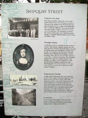 Shipquay Street Marker image. Click for full size.