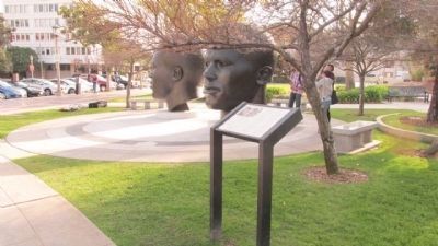 Pasadena Robinson Memorial and Marker. Click for full size. Pasadena Robinson Memorial and Marker image. Click for full size.