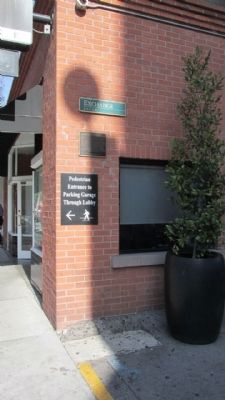 Exchange Alley Marker. Click for full size. Exchange Alley Marker image. Click for full size.