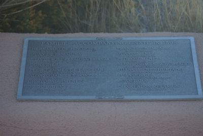 Cuarto Centenario Memorial Marker - Families Accompanying Onate in 1598 image. Click for full size.