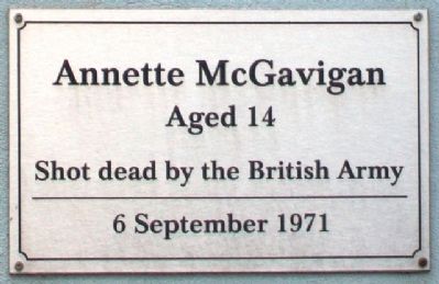 Annette McGavigan Marker image. Click for full size.